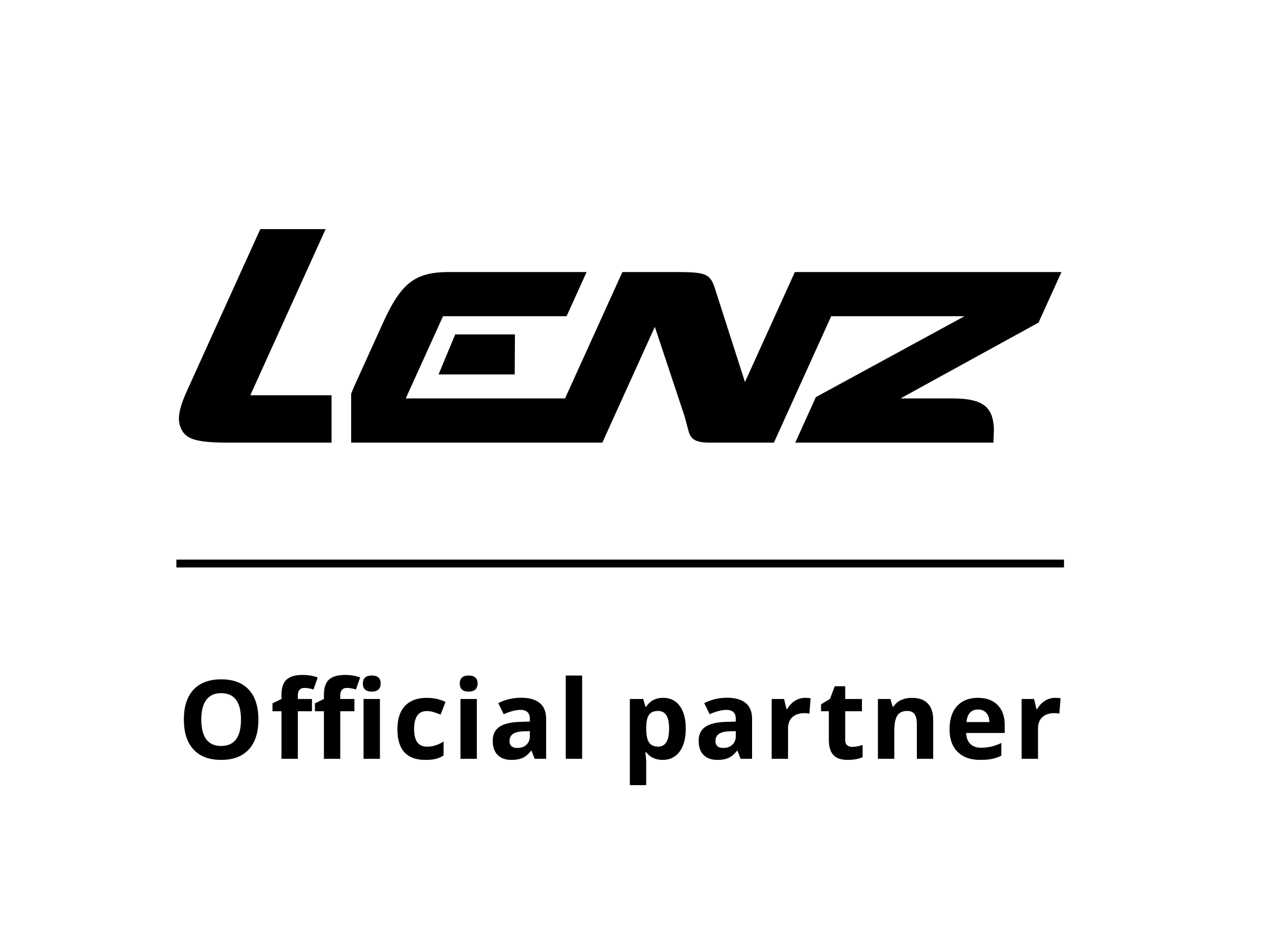 Lenz Partner Logo outline white